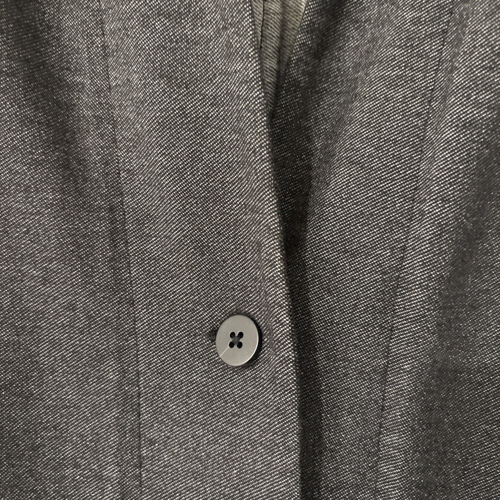 J.Jill Wearever Collection Rayon Single Buttoned Blazer Jacket Gray Size Small - Picture 2 of 16